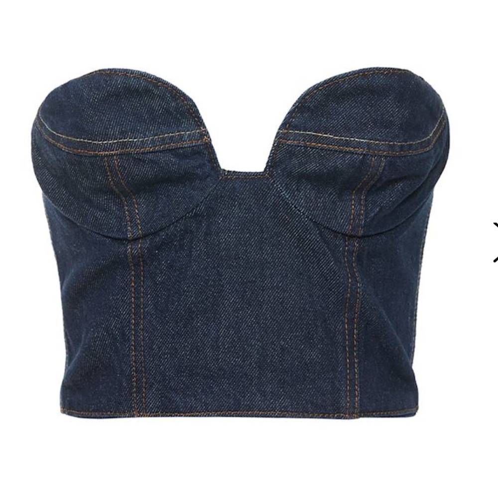 Magda Butrym Denim Bustier